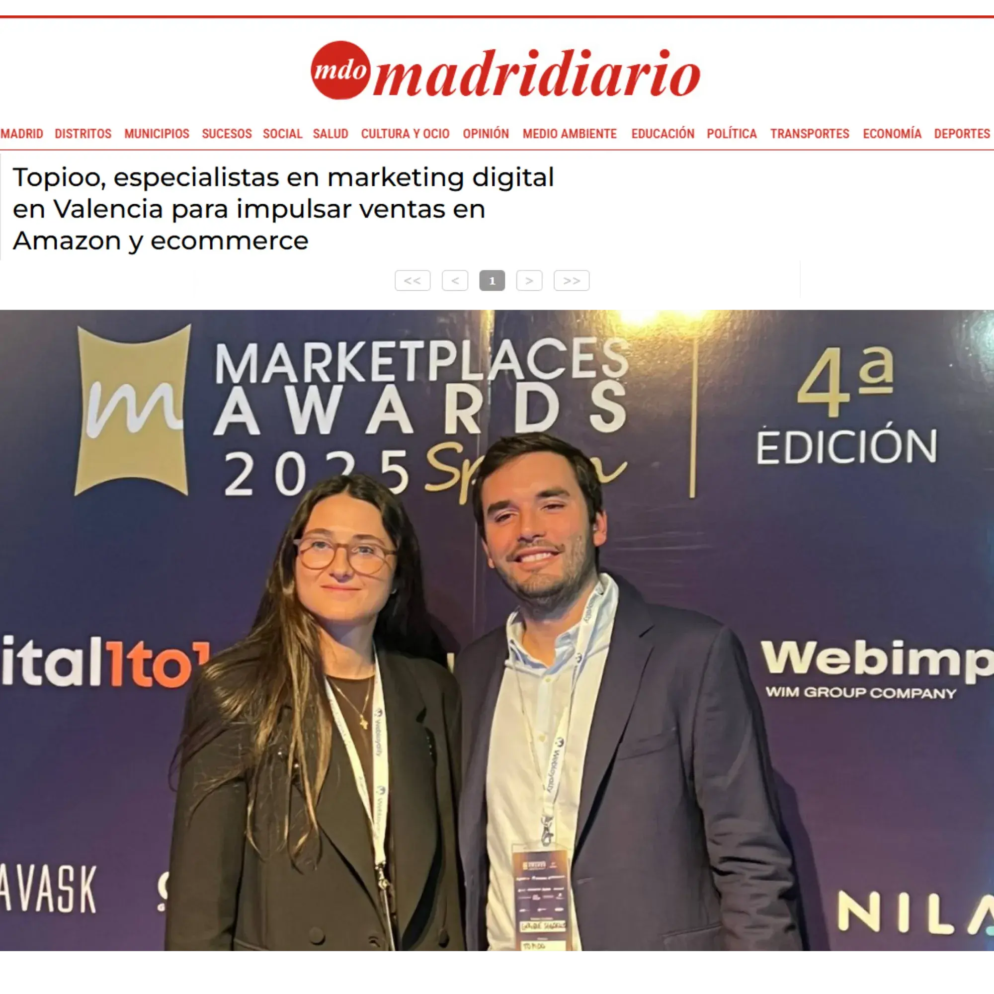 Madrid diario – Topioo, especialistas en marketing digital en Valencia para impulsar ventas en Amazon y ecommerce